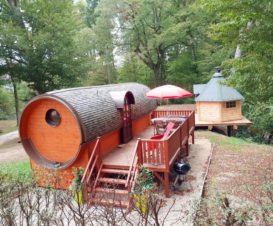 Les Gites Du Parc Mantoche Le Tonneau Buitenkant foto